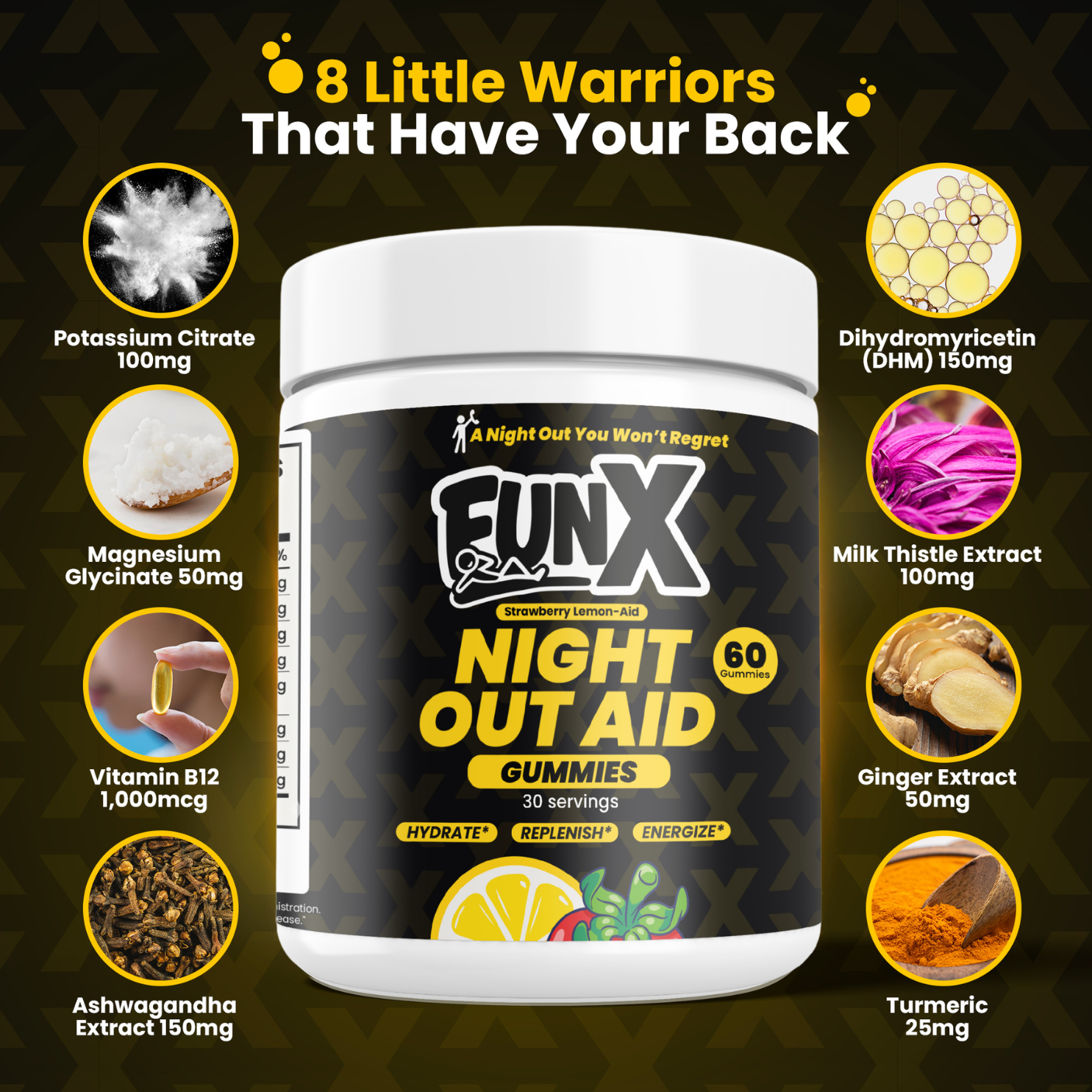 FUN X Night Out Aid Gummies