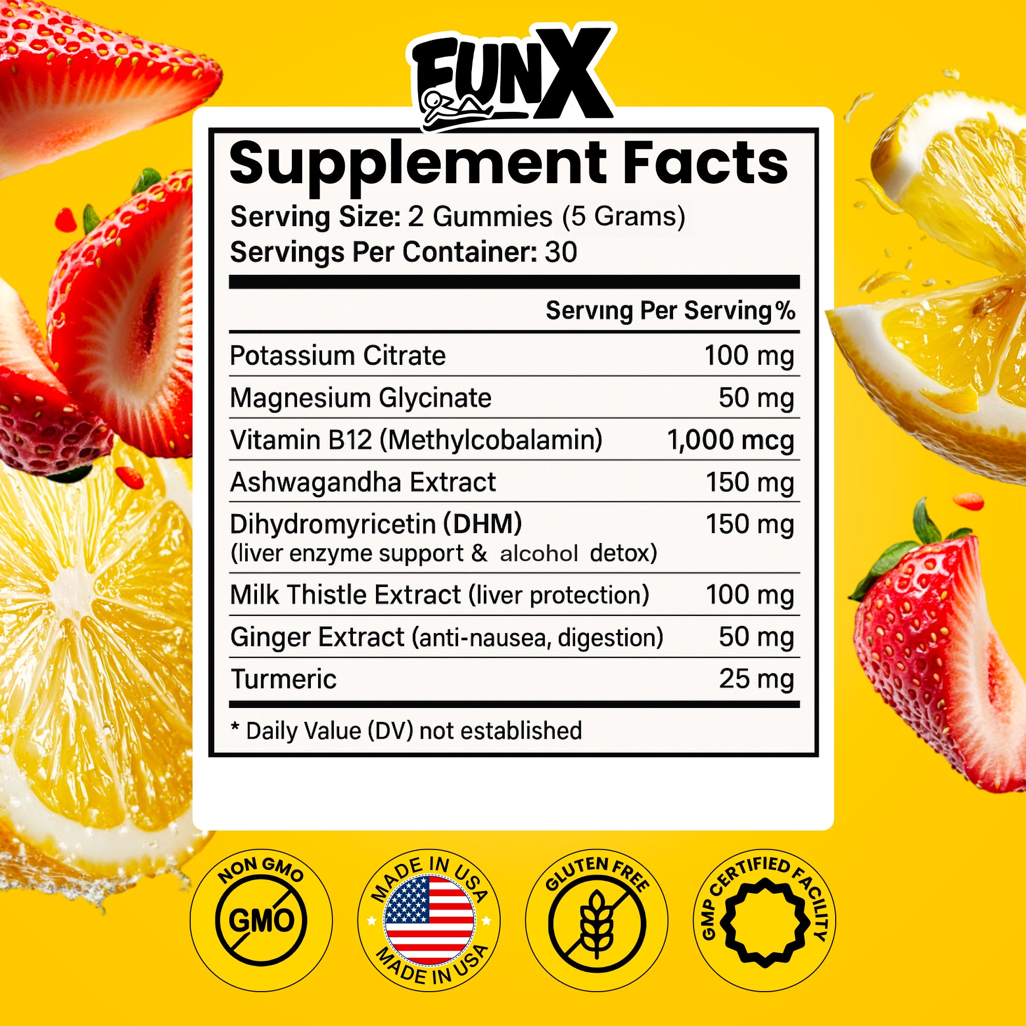 FUN X Night Out Aid Gummies